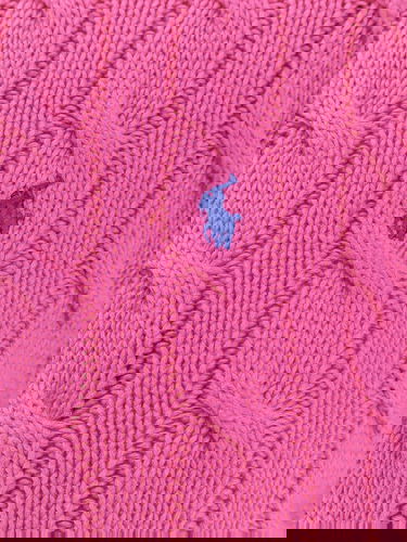 Sweater Polo by Ralph Lauren Cable Knit Cardigan by Polo Ralph Lauren Lyserød | 211891643019, 2