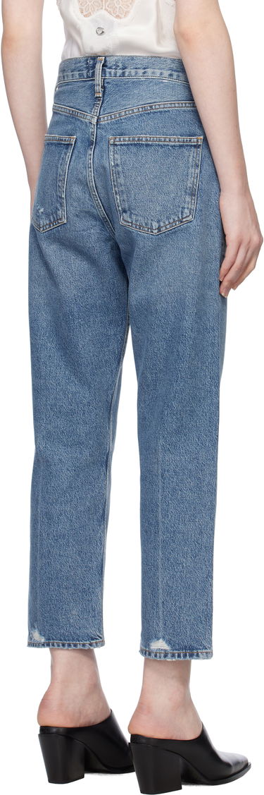 Jeans AGOLDE 90's Crop Mid Rise Straight Jeans Blå | A173F-1206, 2