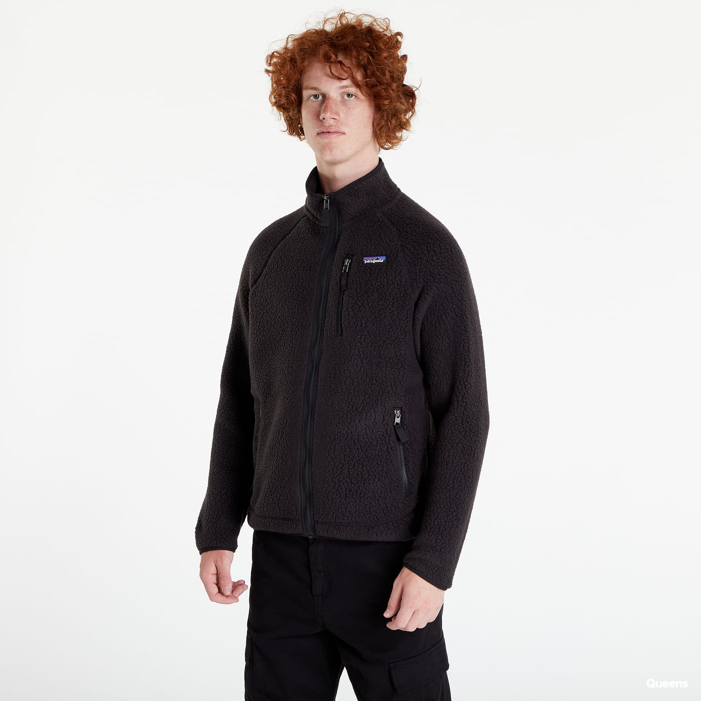 Sweatshirt Patagonia Retro Pile Jacket Sort | 22801 BLK, 0
