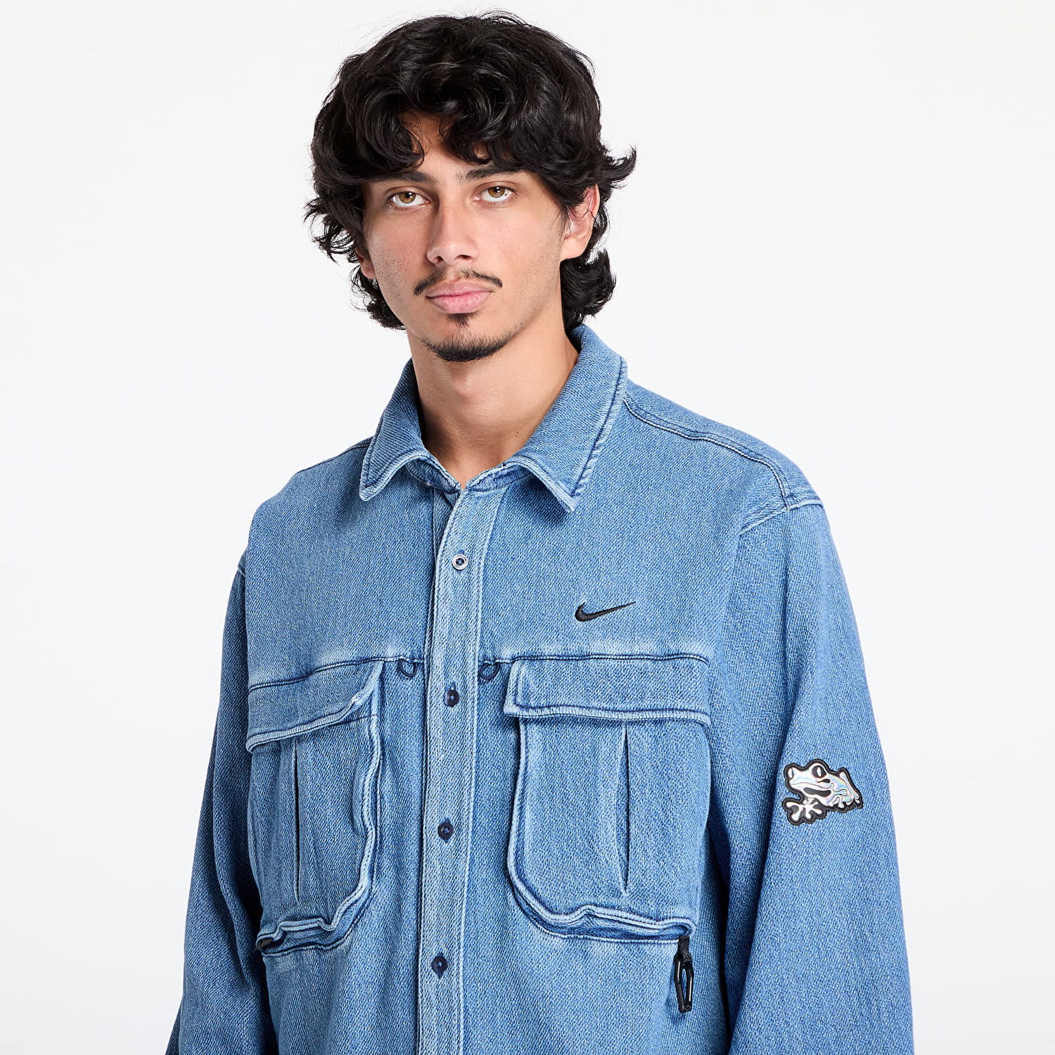 Skjorte Nike Shirt Button-Down Top Blå | FZ3260-486, 1