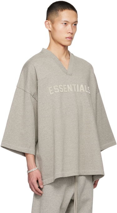 T-shirt Fear of God Essentials Football T-Shirt Grå | 125SP244103F, 1