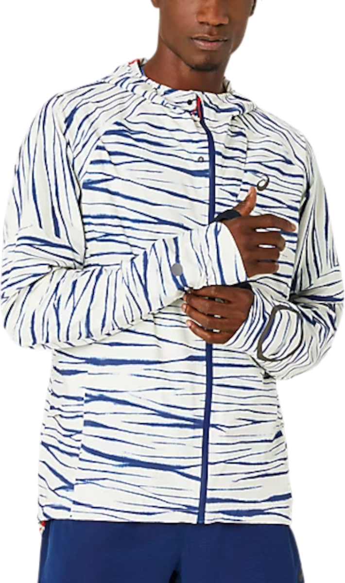 Jakke Asics METARUN SHIBORI WATERPROOF JACKET Hvid | 2011d124-200