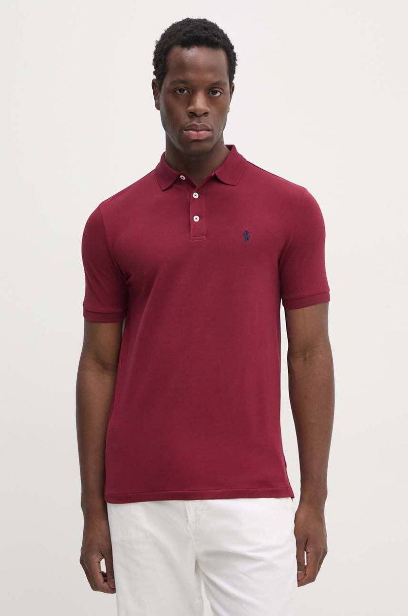 Polo skjorte Polo by Ralph Lauren Burgundy Polo Shirt Rød | 710941439