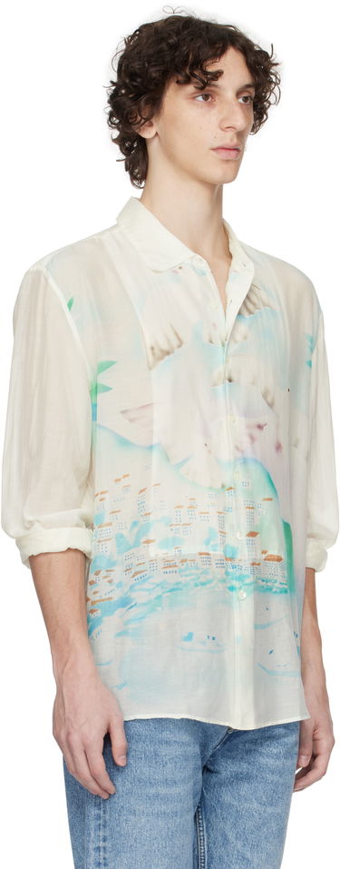 Skjorte OUR LEGACY Our Legacy Adorn Print Shirt Hvid | M2252AS, 1