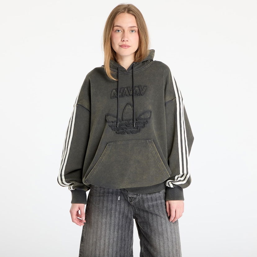Sweatshirt adidas Originals adidas x Avavav Shoulderless Hoodie Grå | JP4849