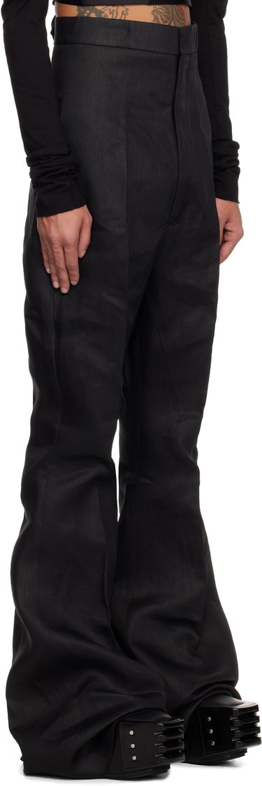 Bukser Rick Owens Rick Owens Hollywood Dirt Bolan Flare Trousers Beige | RR01E5351 TWL, 4