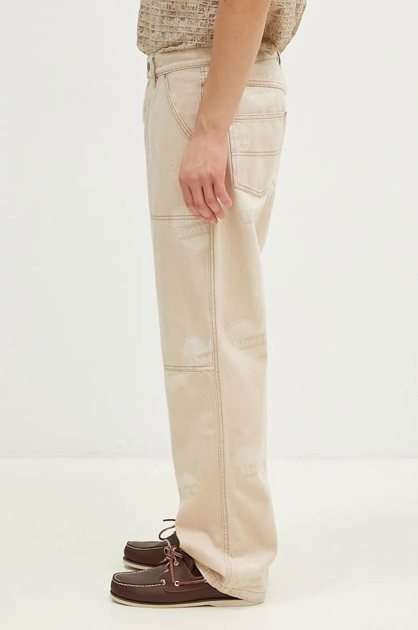 Jeans Pleasures Heart Ultra Work Pants Beige | P24F011