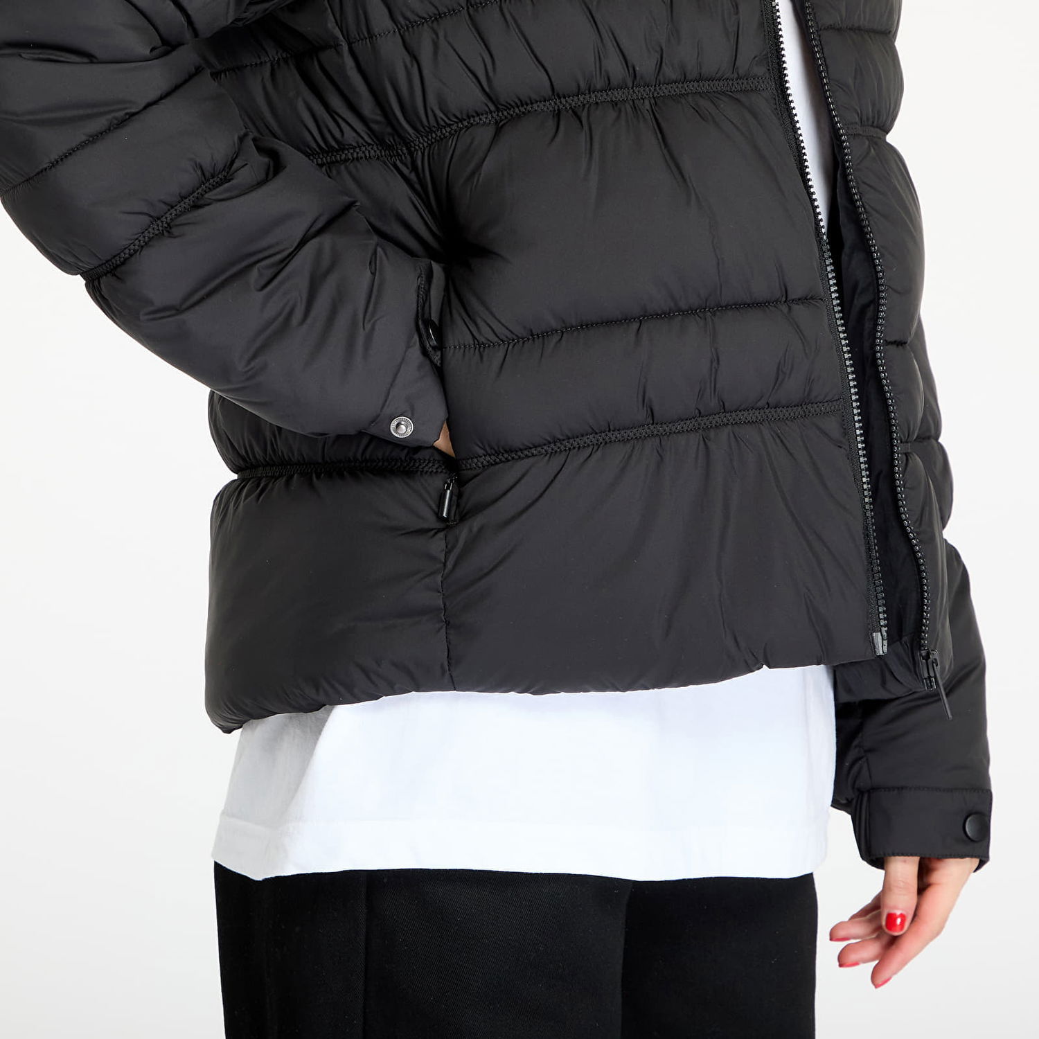 Jakke Tommy Hilfiger Quilt Rouch Tape Jacket Black Sort | DW0DW20389 BDS, 1