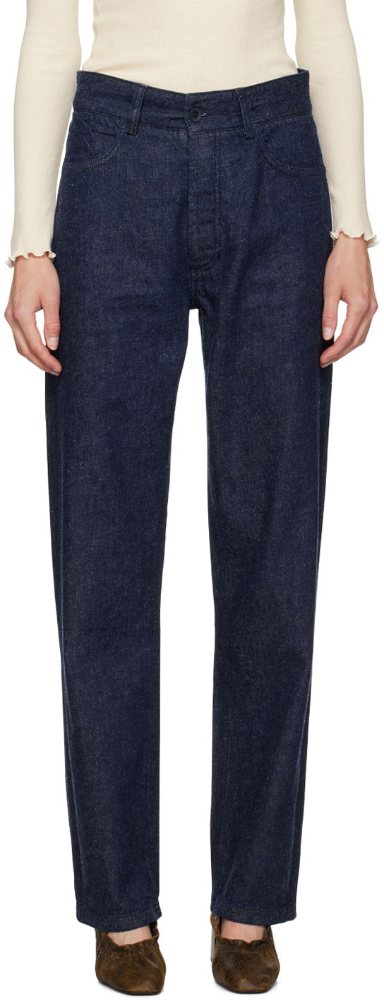 Jeans Baserange Tajo High-Rise Straight-Leg Jeans Blå | TRIN-CO-AU24, 0