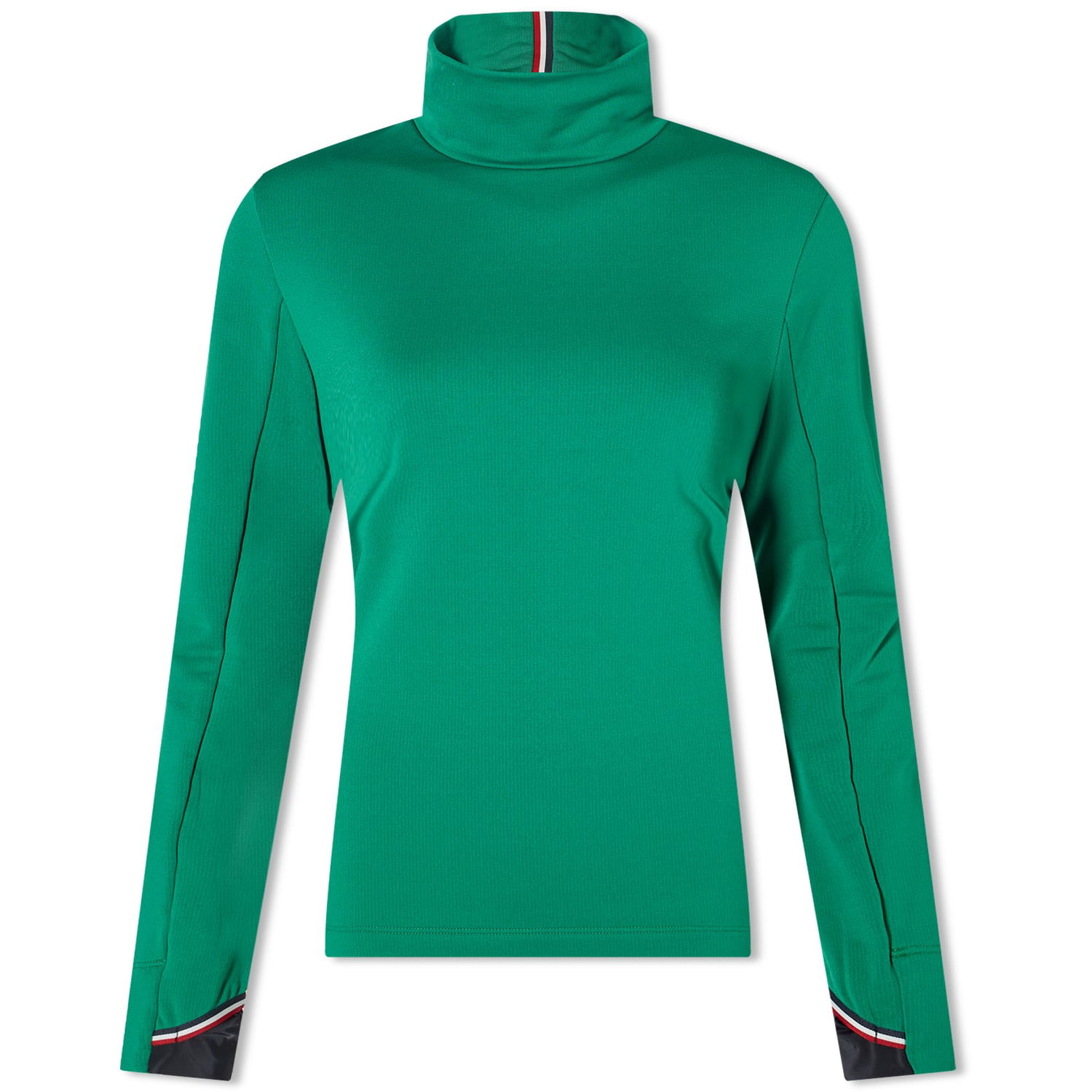 Sweater Moncler Grenoble T-Neck Fitted Jersey Top Grøn | 8G000-23-899JO-847, 0