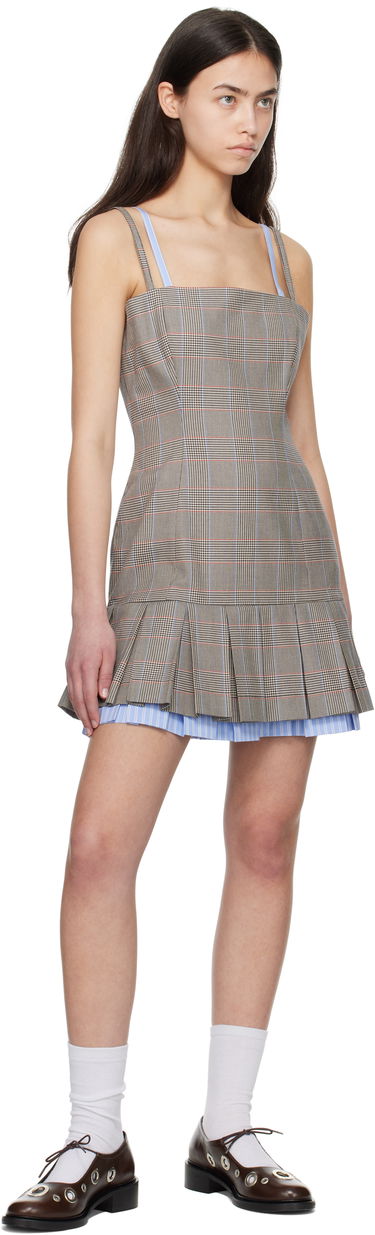 Kjole Charles Jeffrey Loverboy Charles Jeffrey LOVERBOY Pleated Minidress Flerfarvet | 54060401, 3