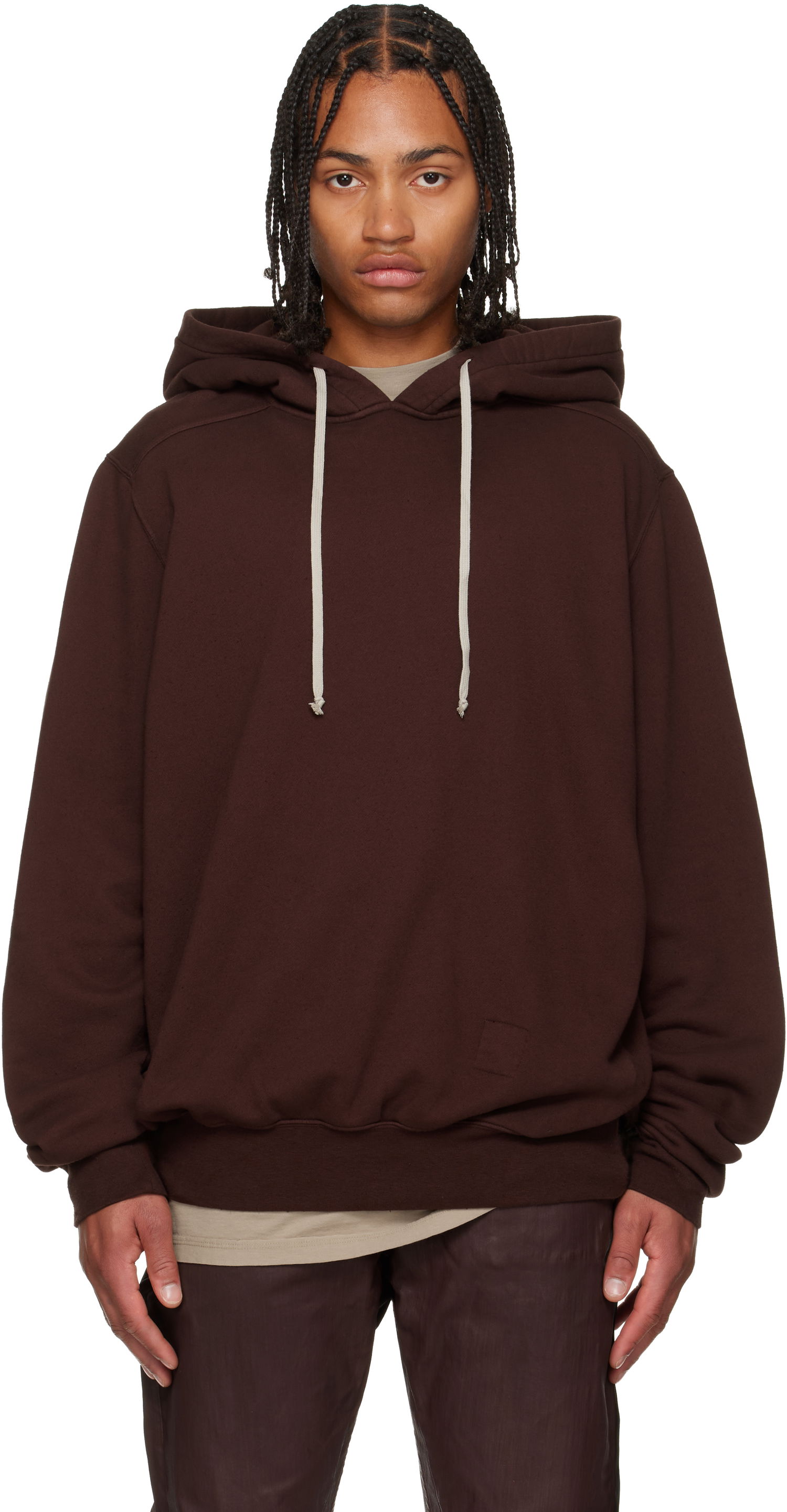 Sweatshirt Rick Owens DRKSHDW Concordians Jumbo Hoodie Brun | DU02E7274 RN, 0
