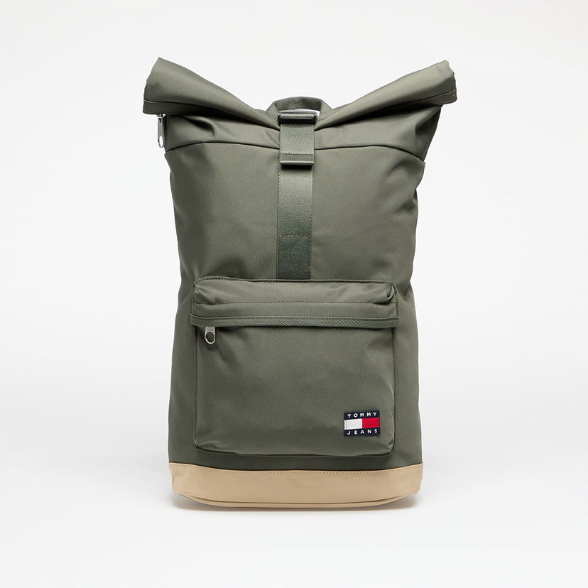 Rygsæk Tommy Hilfiger Tommy Jeans Essential Daily Rolltop Backpack Grøn | AM0AM13323 MRH
