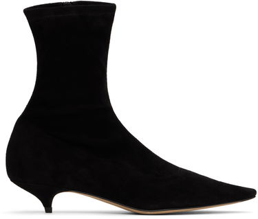 Sneakers og sko The Row Black Liisa Boots Sort | F1545-S11, 0