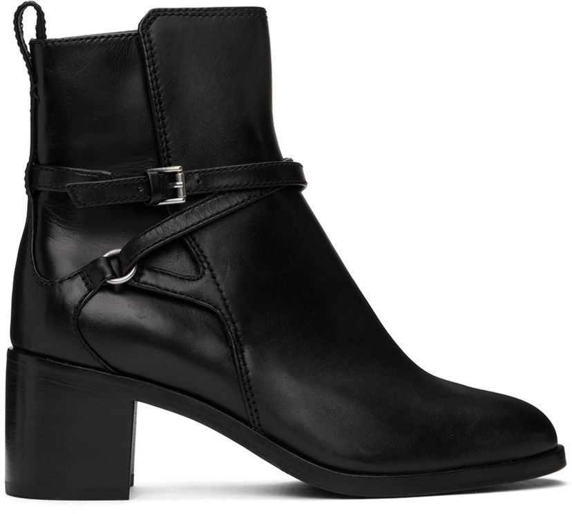 Tøj rag & bone Rag & Bone Hazel Buckle Boots Sort | WFF23FF013SX13