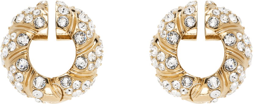 Øreringe Valentino Valentino Garavani Small Crystal Magnetic Clip-on Earrings Metalisk | 6W0J0AA4YCW