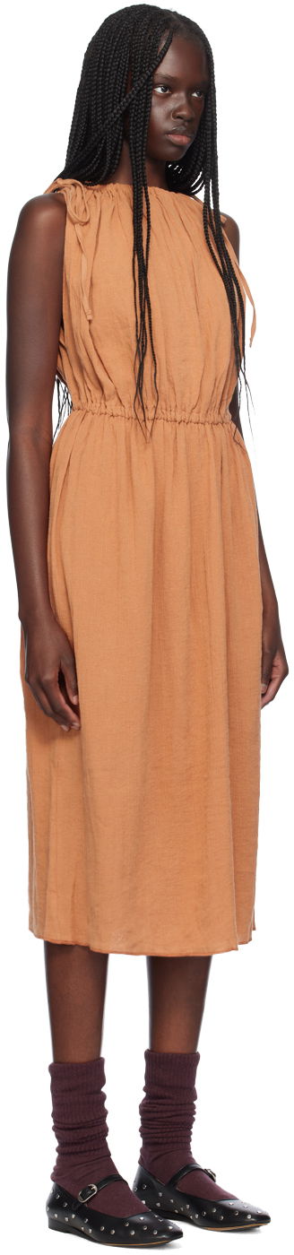 Kjole Baserange Midi Sleeveless Dress Orange | DRDI-CL-AU24, 1