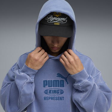 Sweatshirt Puma REPRESENT Hooded Sweatshirt Blå | 632542_78, 4