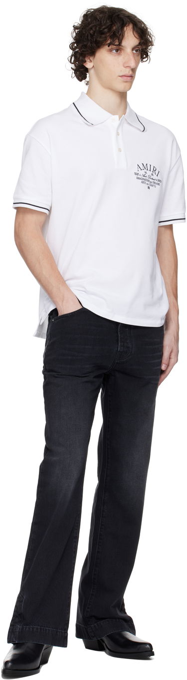 Polo skjorte AMIRI Amiri Arts District Polo Hvid | AMJYPO1008, 3