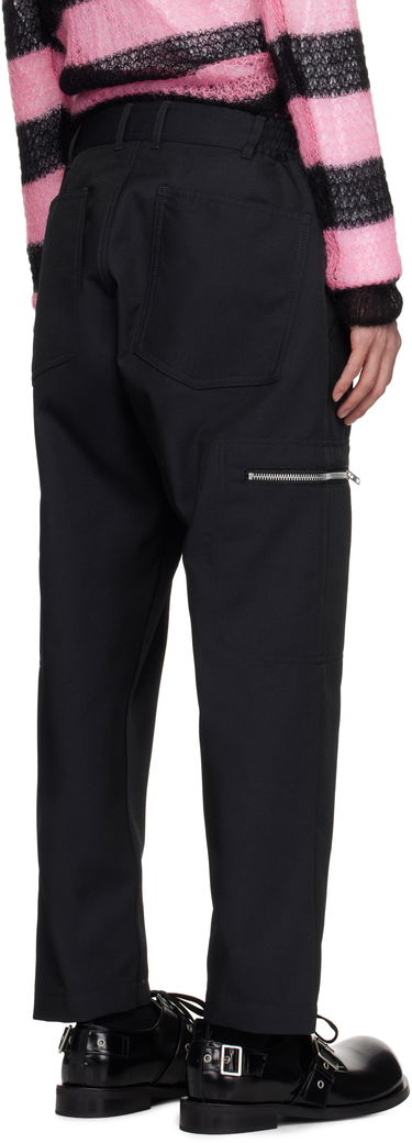 Cargo bukser Comme des Garçons Homme Deux Irregular Pin Head Trousers Sort | DO-P024-051, 2