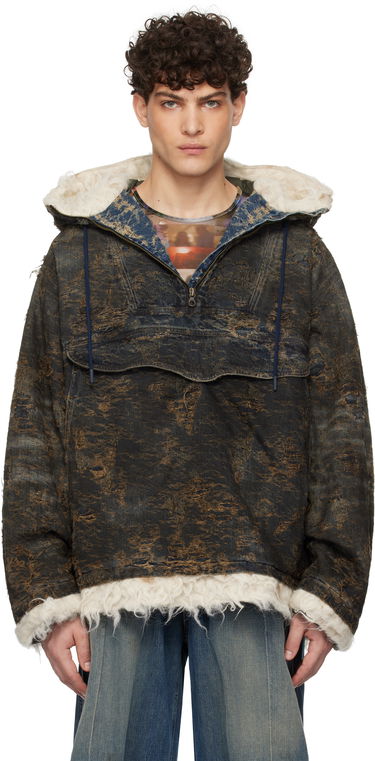 Vindjakke Diesel Black D-Arak-Fsf Denim Jacket Sort | A15963-0ABCW-01, 0