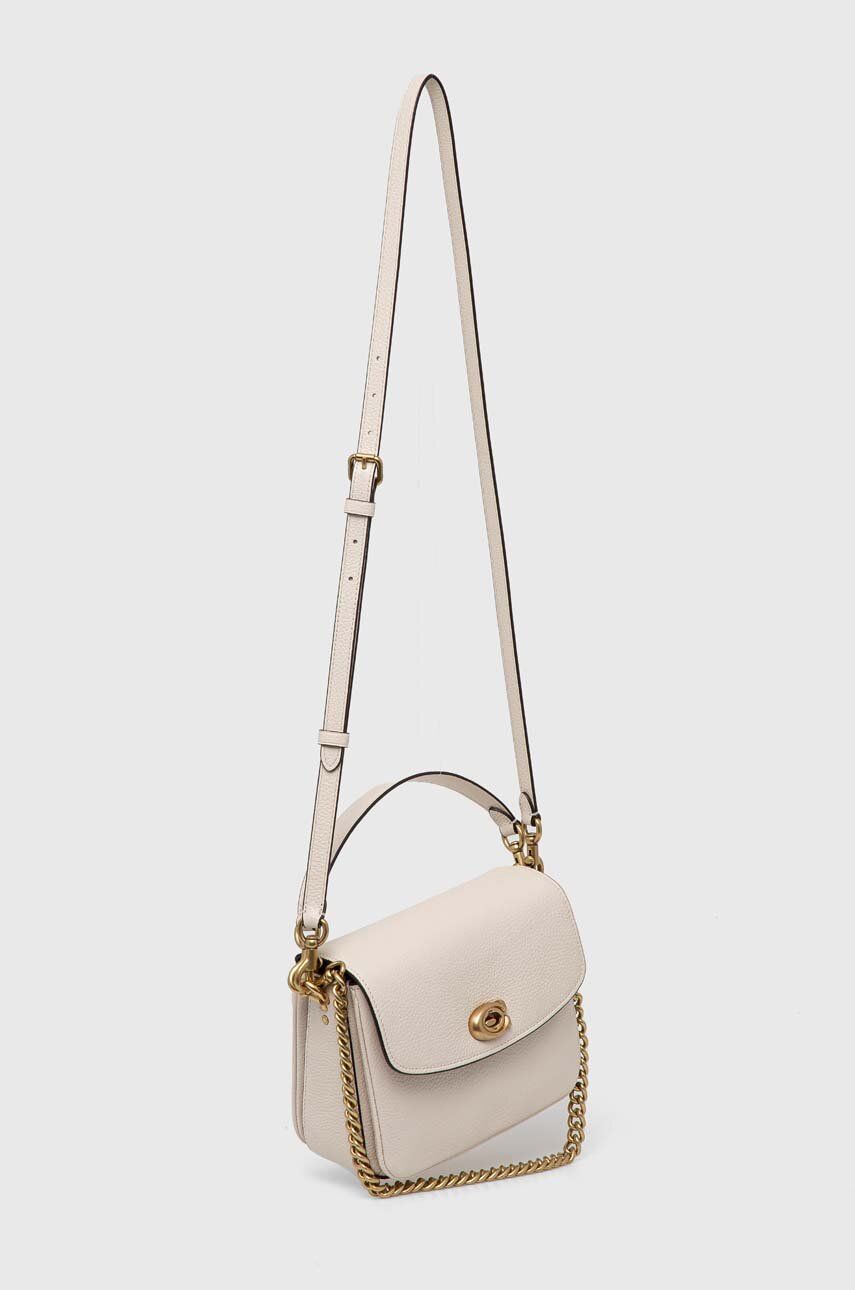 Håndtaske Coach Cassie 19 Leather Handbag Beige | CV437, 1