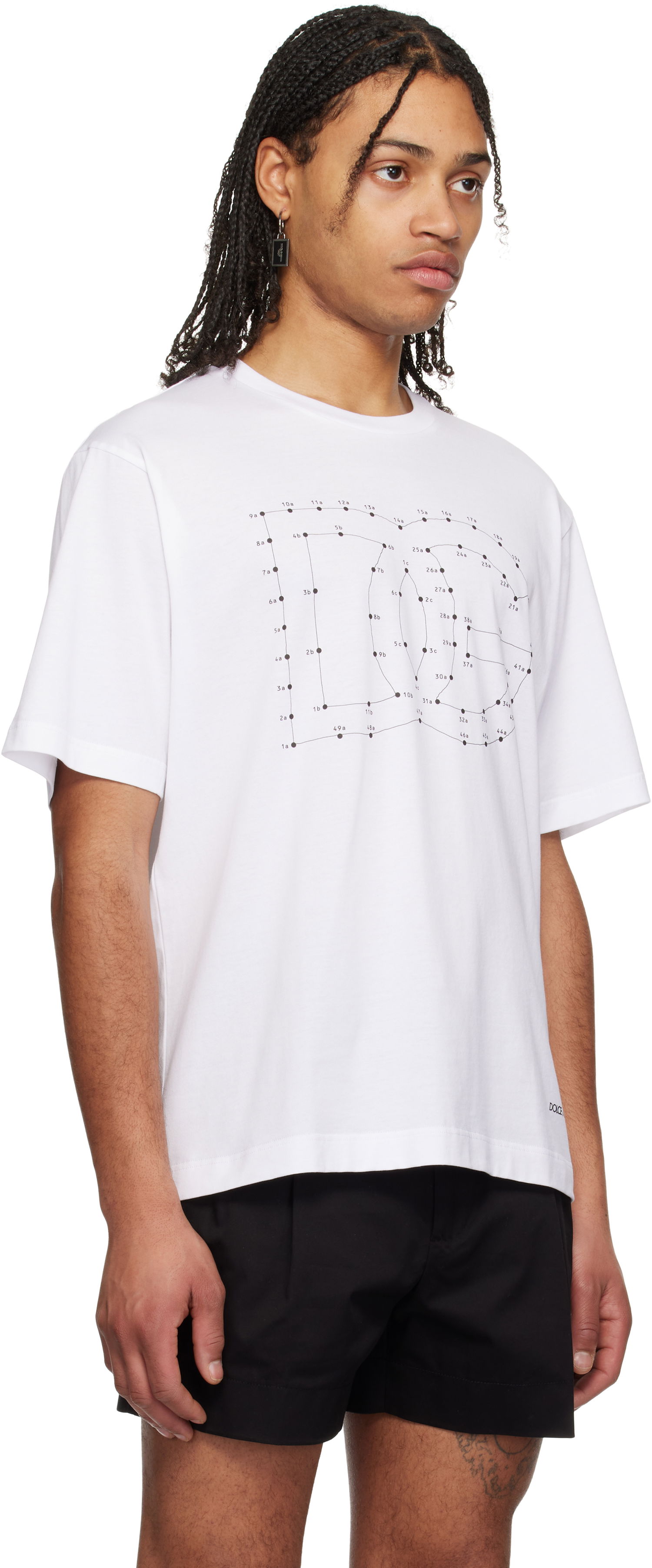 T-shirt Dolce & Gabbana Dolce&Gabbana 'Italian Holiday' Graphic Print T-Shirt Hvid | G8PN9TG7O4N, 1