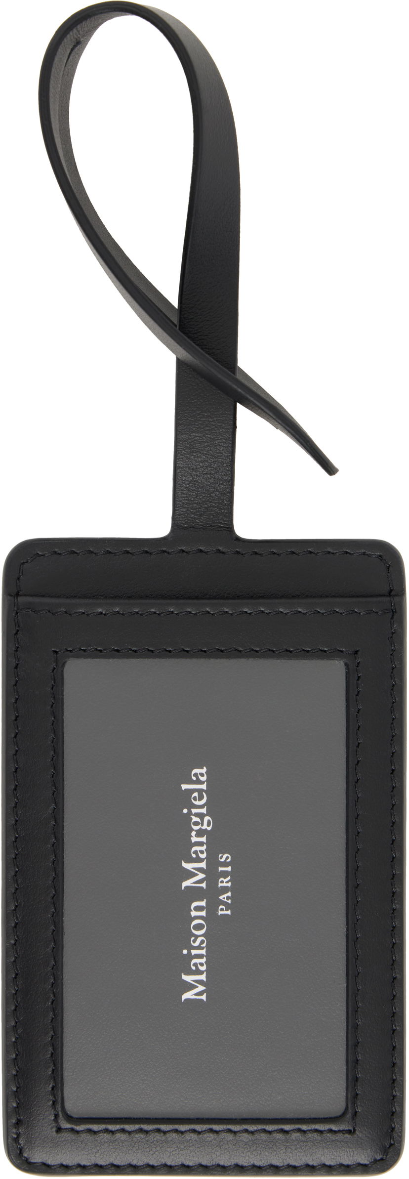 Nøgleringe Maison Margiela Luggage Tag Sort | SA1TZ0004 P5929