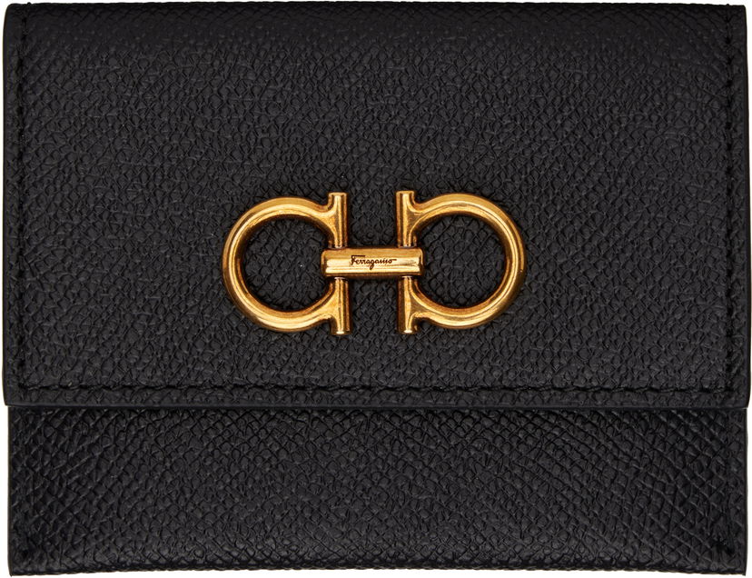 Tegnebog FERRAGAMO Salvatore Ferragamo Gancini Credit Card Holder Sort | 779901