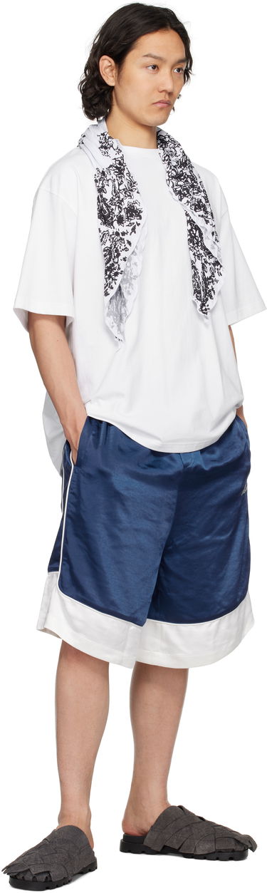 T-shirt We11done We11done Wrinkled Muffler T-Shirt Hvid | WD-TT1-25-732-U-WH, 3