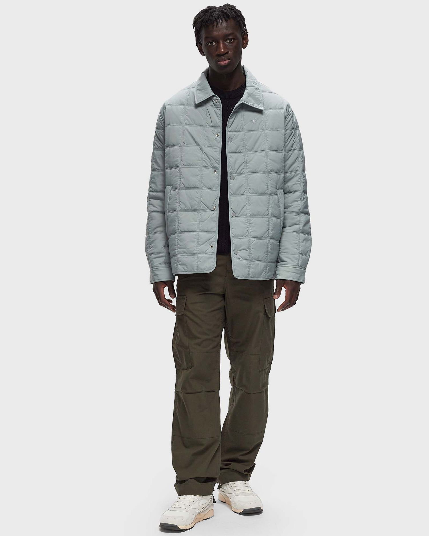 Vindjakke CALVIN KLEIN QUILTED JACKET Grå | J30J325587PFF, 1