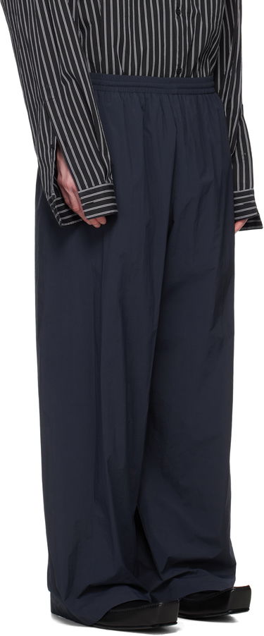Bukser Balenciaga Balenciaga Nylon Track Pants Mørkeblå | 814576TRO32, 1