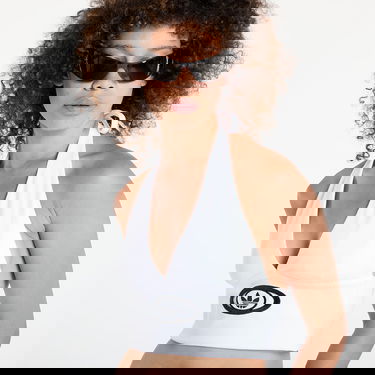 Crop top adidas Originals adidas Originals Campus 2000 V Halter Top Hvid | KC8801, 4