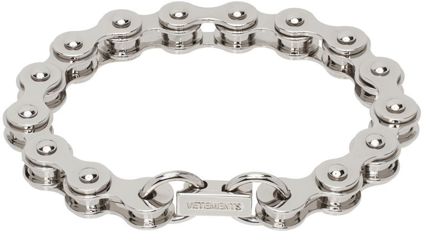 Armbånd VETEMENTS Biker Chain Bracelet Grå | UE64BR100S, 0