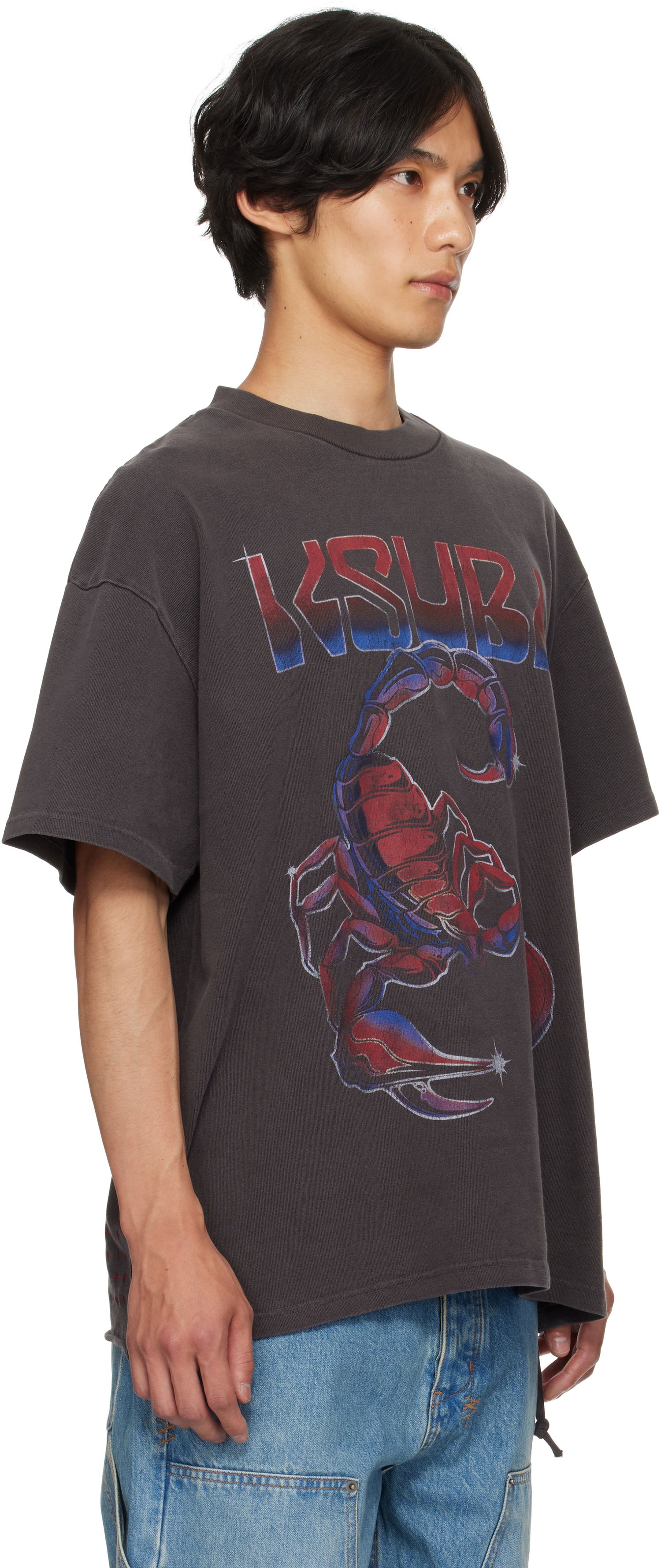 T-shirt Ksubi Ksubi Venom Ekcess Graphic T-Shirt Sort | MPF25TE026, 1