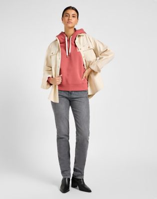 Sweatshirt Lee Essential Hoodie Lyserød | 112355152, 1