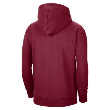Sweatshirt Nike NBA Chicago Bulls City Edition Fleece Pullover Hoodie Bourgogne | DN8655-698, 3