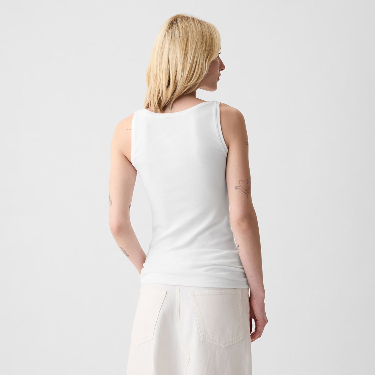 Tanktop GAP Modal Tank Fresh White Hvid | 540670-02, 1