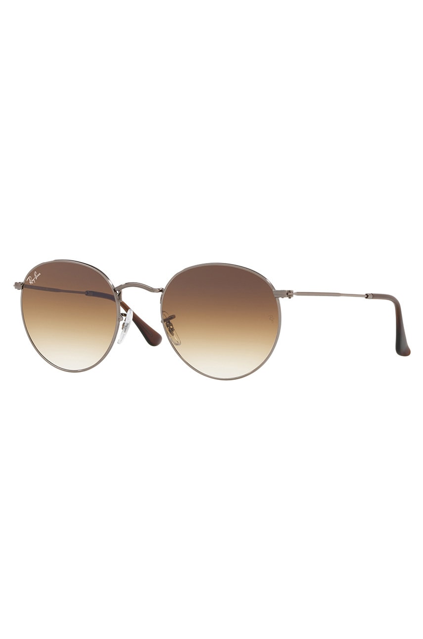 Solbriller Ray-Ban Ray-Ban Round Metal Sunglasses Grå | 0RB3447N.004/51.53.D, 1