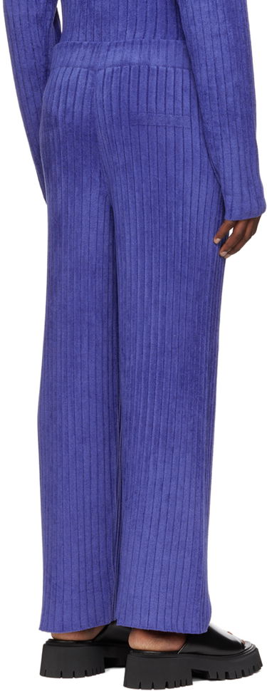 Bukser Dion Lee Ribbed Knit Lounge Pants Blå | C7101P22, 2