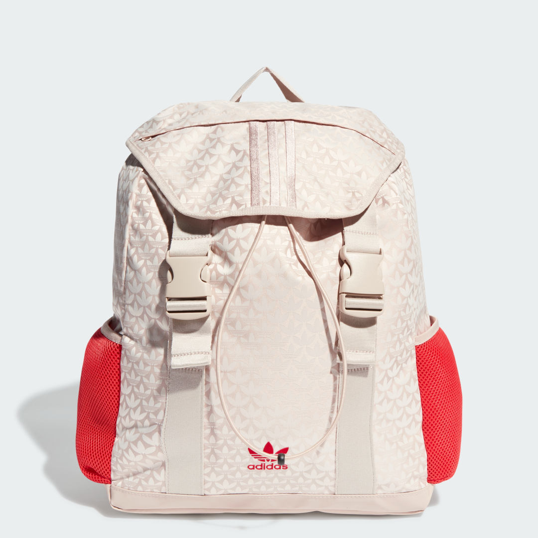 Rygsække og tasker adidas Originals Trefoil Monogram Jacquard Beige | IS3009, 1