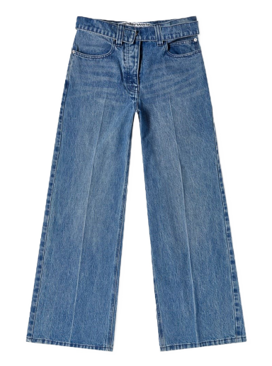 Jeans Alexander Wang Raver Jean With Belt Blå | 1WC3224490-483