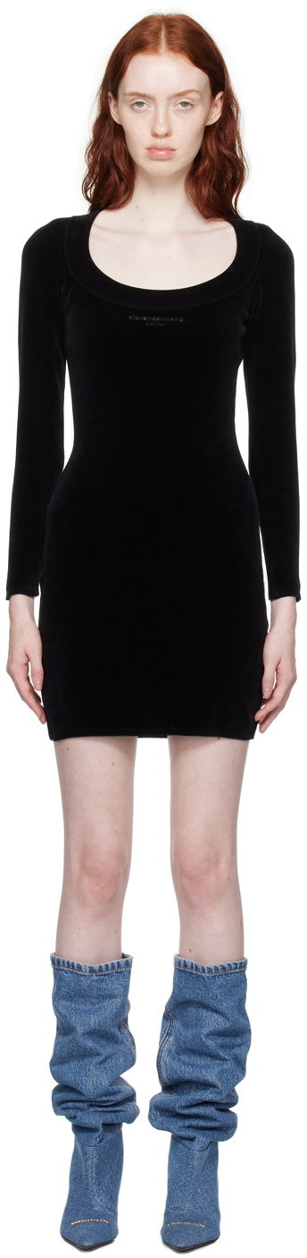 Kjole Alexander Wang Bonded Minidress Sort | 4KC4236001, 0