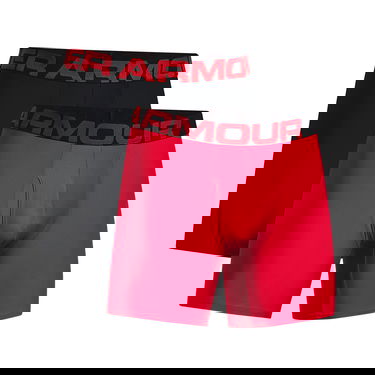 Undertøj og sokker Under Armour Tech 6In 2 Pack Rød | 1363619-600, 3