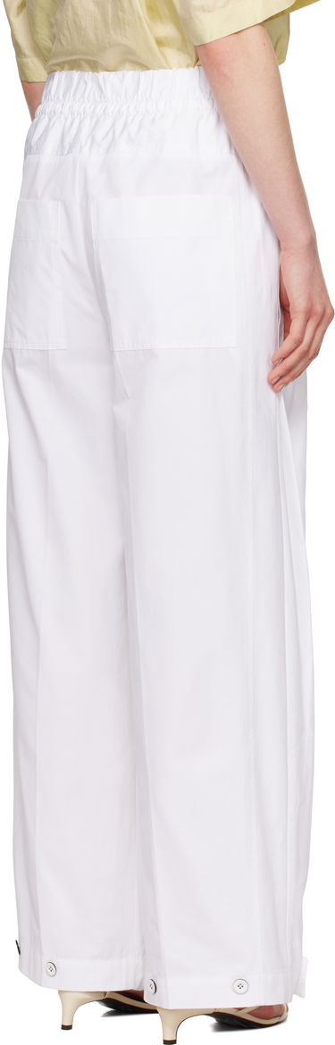 Bukser Jil Sander Jil Sander Wide-Leg Trousers Hvid | J02KA0221_J45002, 2