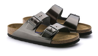 Sneakers og sko Birkenstock Arizona Soft Footbed Leather Grå | 1000292, 4