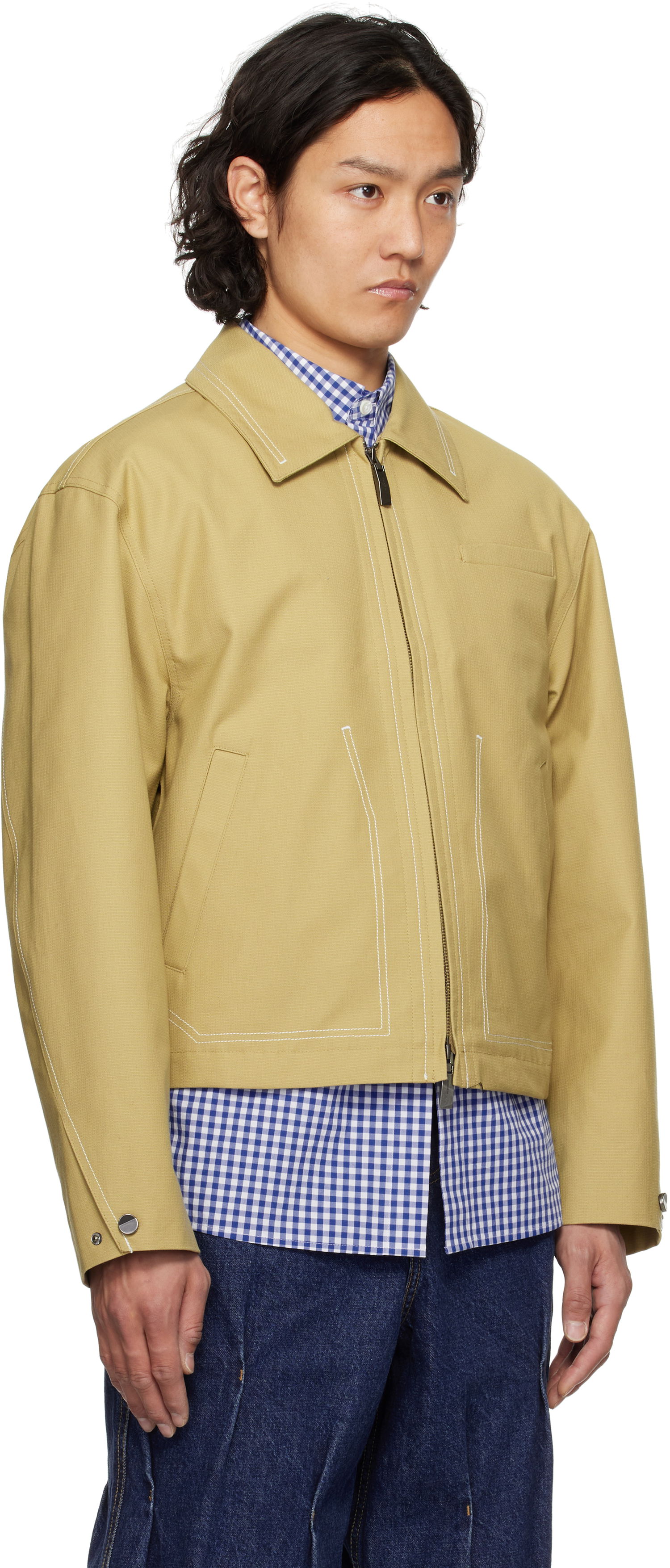 Bomberjakke ADER ERROR ADER error Product. 22 Zip-Up Jacket Gul | BO01SSJK1602BG, 1