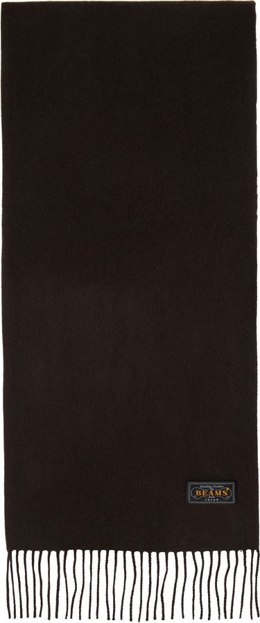 Tørklæde BEAMS BEAMS PLUS Reversible Silk/Cashmere Scarf Brun | 38450070107, 1