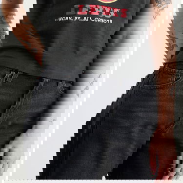 Jeans Levi's Baggy Dad Barrel Jeans 28" Sort | 0039A-0000, 2