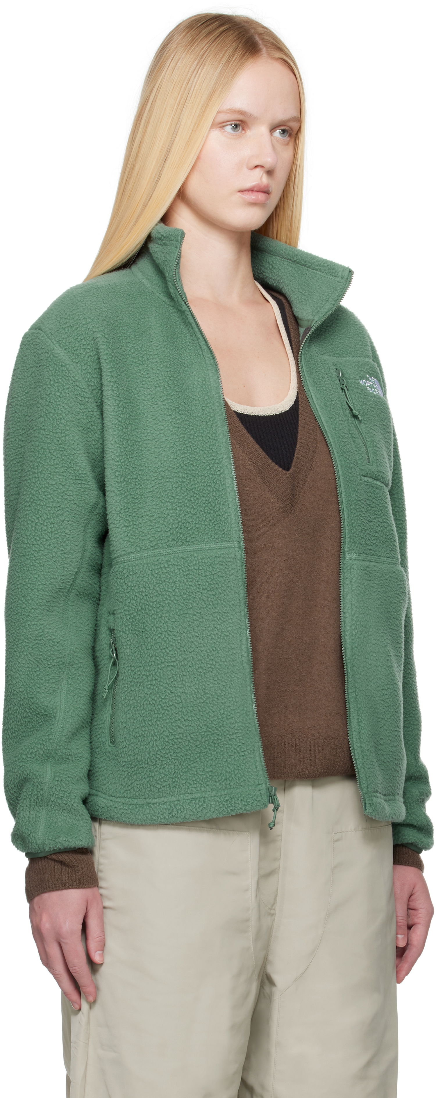Jakke The North Face Yumiori Full-Zip Fleece Jacket Grøn | NF0A8842, 1